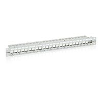Equip Panneau de Brassage 24 x RJ45 Cat6 19" 1U Keystone RAL 7035