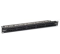 Equip Panneau de brassage 125295 - 50 ports ISDN Cat3 1U 19" Noir