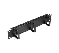 Equip Passe-câble 10" avec Insert annulaire, 1U Noir