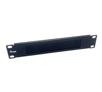Equip Passe-câble Plaque à brosse 25,4 cm (10") Noir 1 UE