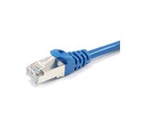 Equip Cordon de raccordement RJ45 (M)–RJ45 (M) Cat6a S/FTP PiMF 1 m moulé, bloqué, bleu