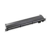 equip Patch Panel - Tableau de connexions - RJ-45 X 24 - noir, RAL 9005 - 1U - 19