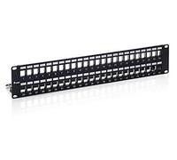 equip Patch Panel - Tableau de connexions - STP - RJ-45 X 48 - noir - 2U - pour P/N: 125489, 767110, 767111