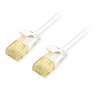 Equip Patchkabel Cat6A Slim U/UTP 2xRJ45 1.00m weiß LSZH Polybeutel