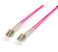 Equip Patchkabel LC->LC 0.50m Multimode Duplex OM4 violett Polybeutel