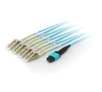 Equip Patchkabel MTP->LC 3.00m 8Faser M/M OM4 türkis Polybeutel
