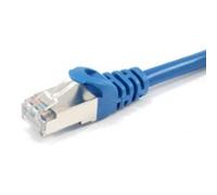 Equip Patchkabel RJ45 Cat6A S/FTP (S-STP) PIMF 0,5 m Blau 0,50 Meter