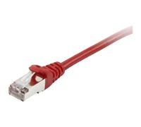 Equip Patchkabel RJ45 S/FTP Cat6 (SSTP) PIMF HF Polybeutel 0,50 m Rot 0,50 Meter