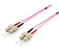 Equip Patchkabel SC->SC 0.50m Multimode Duplex OM4 violett Polybeutel