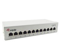 Equip Patchpanel 12x RJ45 Cat6 FTP Desktop ISO/IEC hellgrau