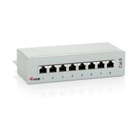 Equip Patchpanel 8x RJ45 Cat6 FTP Desktop 1HE hellgrau