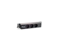 equip Power Distribution Unit - Unité de distribution secteur (rack-montable) - CA 250 V - 3500 Watt - connecteurs de sortie : 3 - 1U - 10" - argent
