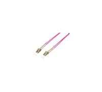 equip Pro - Cordon de raccordement - LC multi-mode (M) pour LC multi-mode (M) - 0.5 m - fibre optique - duplex - 50 / 125 microns - OM4 - sans