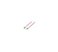 equip Pro - Cordon de raccordement - LC multi-mode (M) pour LC multi-mode (M) - 15 m - fibre optique - duplex - 50 / 125 microns - OM4 - sans