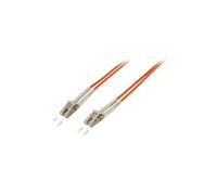 equip Pro - Cordon de raccordement - LC multi-mode (M) pour LC multi-mode (M) - 15 m - fibre optique - duplex - 50 / 125 microns - OM3 - sans