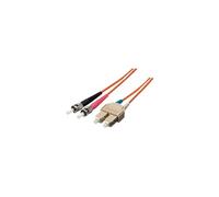 equip Pro - Cordon de raccordement - mode unique SC (M) pour mode unique ST (M) - 2 m - fibre optique - duplex - 9 / 125 micromètres - OS2 - sans
