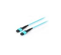 equip Pro - Cordon de raccordement - MTP multimode (F) pour MTP multimode (F) - 20 m - fibre optique - simplex - 50 / 125 microns - OM4 - turquoise