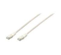 equip Pro - Cordon de raccordement - RJ-45 (M) pour RJ-45 (M) - 10 m - SFTP - CAT 6a - sans halogène, moulé, bloqué - gris