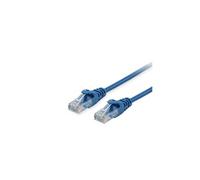 equip Pro Cordon RJ-45 mâle–mâle Cat 6 UTP 10 m moulé et bloqué bleu