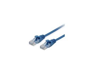 equip Pro - Cordon de raccordement - RJ-45 (M) pour RJ-45 (M) - 10 m - UTP - CAT 6 - moulé, bloqué - bleu
