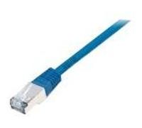 equip Pro - Cordon de raccordement - RJ-45 (M) pour RJ-45 (M) - 25 cm - SF/UTP - CAT 5e - moulé, bloqué - bleu G