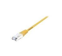equip Pro - Cordon de raccordement - RJ-45 (M) pour RJ-45 (M) - 50 cm - SFTP - CAT 6a - sans halogène, moulé, bloqué - orange