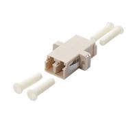 equip Pro - Coupleur réseau - LC multi-mode (F) pour LC multi-mode (F) - fibre optique - OM3 - beige