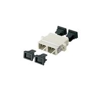 equip Pro - Coupleur réseau - SC multi-mode (F) pour SC multi-mode (F) - fibre optique - OM3 - beige