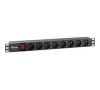 Equip Multiprise 19" 1U – 8 prises CEE7/5 – 1,8 m