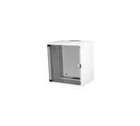 Equip Rack Mural 12U Acier Gris Clair EWM-12-5440-G, Porte Verre Trempé, Profondeur 400mm, Fixation Murale Incluse, Charge Max 12.5kg