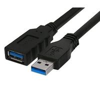 Equip - Rallonge de câble USB - USB type A (M) pour USB type A (F) - USB 3.0 - 3 m - noir