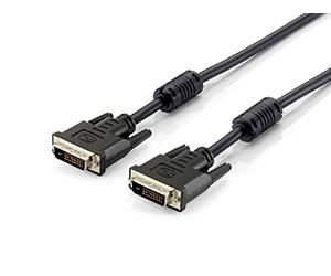 Equip Rallonge DVI DualLink avec Double Noyau ferrite Noir 1,8 m