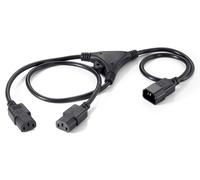 equip Rallonge réseau en Y 1,6m noir