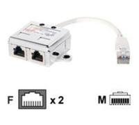 equip - Répartiteur de réseau - RJ-45 (M) pour RJ-45 (F) G