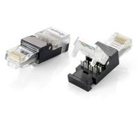 equip - Connecteur de réseau - RJ-45 (M) - CAT 6 - noir (pack de 2)