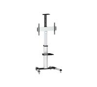 Equip Support au sol 37"-70"/ 1TFT 50kg 2 étagères argent lite Retail