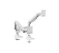 Equip Support de bureau 650183 pour 2 écrans 17-35" VESA 75/100mm 2x20kg Blanc