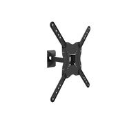 Equip Support mural 23"-55" /1TFT 30kg 2 articulations incliné/noir sw retail