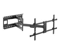 Equip Support mural 43"-80" /1TFT 50kg 4 articulations incliné/noir sw retail
