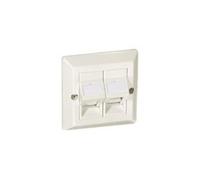 equip Surface Frame for Keystone System - Plaque murale encastrable - blanc nacré