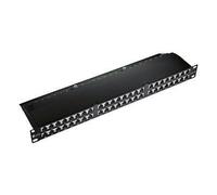 equip - Tableau de connexions - CAT 6e - STP - noir - 1U - 19" - 48 ports