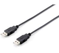 Equip USB 2.0 cable A-plug/A-plug black 1,8m