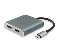 Equip USB C mâle vers HDMI Femelle 0,15 cm Gris