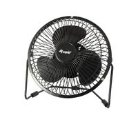 Equip Ventilateur de table USB 15cm diamètre noir