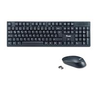 equip Wireless Tastatur+ Maus Layout Deutsch Schwarz - Keyboard