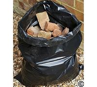 EQUIP247UK - Lot de 100 sacs à gravats/sacs robustes noirs 50,8 x 76,2 cm 30 kg