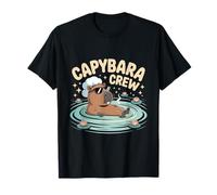 Équipage Capybara décontracté dans les sources chaudes - Animal spa amusant T-Shirt