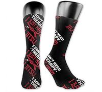 Équipage Chaussettes J'Ai Juste Besoin De Jiu Jitsu Chaussettes De Travail Confortables Classiques Planche À Roulettes Bonneterie, Pour Gym, Running, Trekking, 40cm
