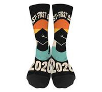 Équipage Chaussettes Mes Dernières Et Premières Journées, Promotion 2026 Chaussettes Pour Cyclisme Décontractées Durable Chaussette De Football, Pour Cyclisme, Course À Pied, Gym, 40cm