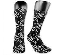 Équipage Chaussettes Restez Calme Et Continuez À Enseigner Chaussettes De Sport Homme Respirantes Durable Planche À Roulettes Bonneterie, Pour Trekking, Cyclisme, Sport, 40cm
